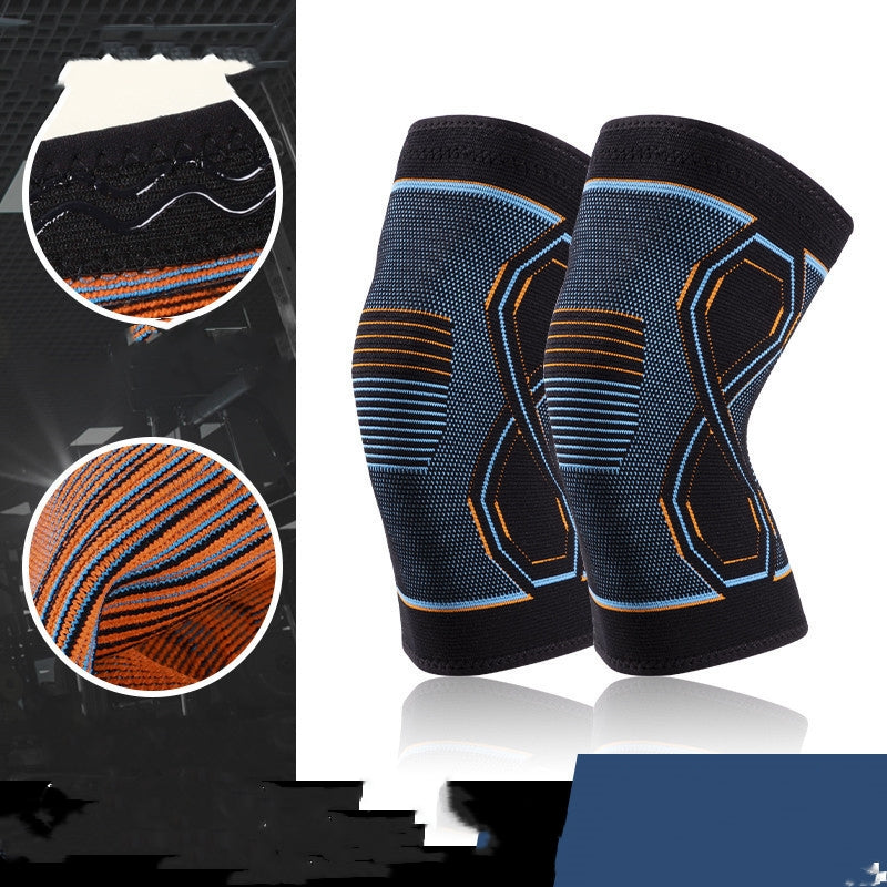Four-sided Elastic Knitted Compression Knee Sleeve