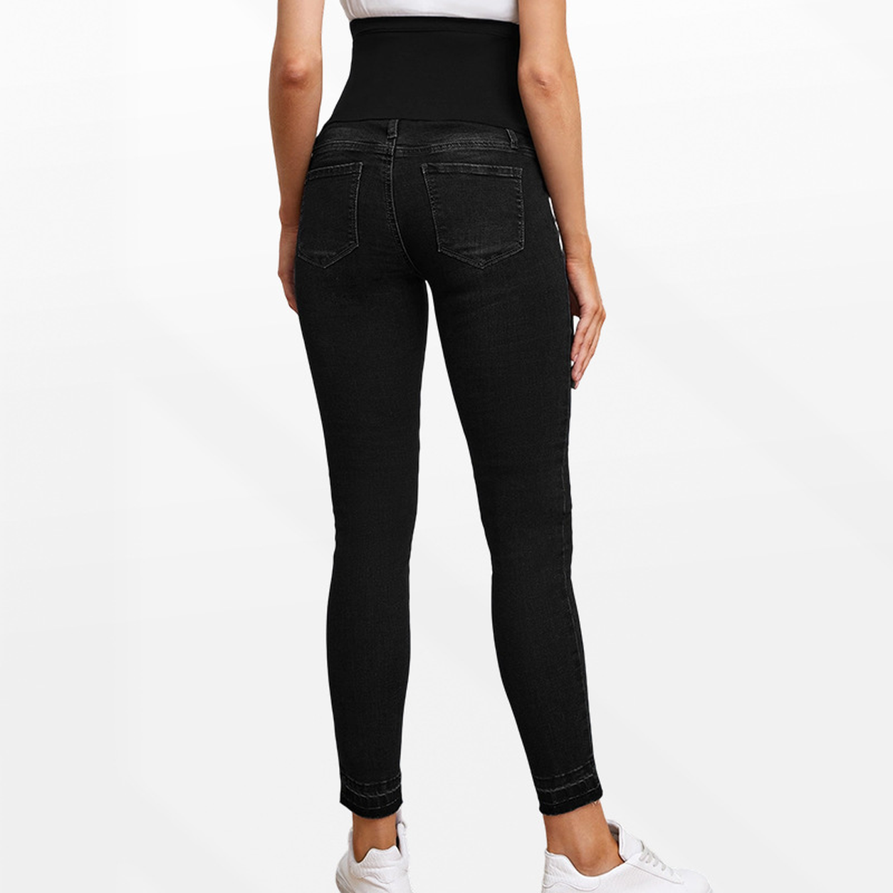 Maternity Jeans High Waisted Denim
