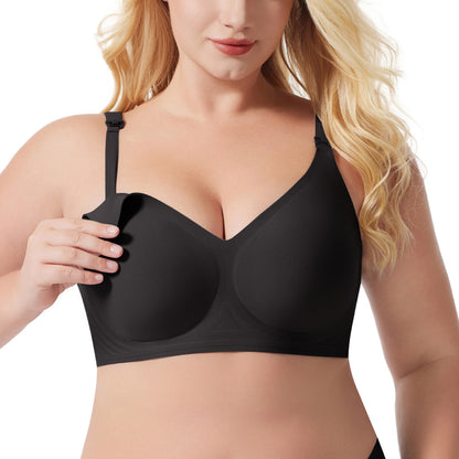 Seamless Nursing Maternity Bra Wire-Free Full Cup