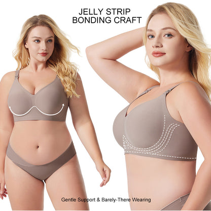 Seamless Nursing Maternity Bra Wire-Free Full Cup