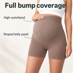 Maternity Shorts High Waisted Belly Support