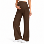Maternity Pants High Waisted Wide Leg with Pockets