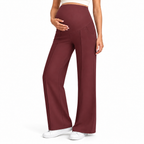 Maternity Pants High Waisted Wide Leg with Pockets