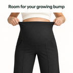 Maternity Pants High Waisted Wide Leg with Pockets