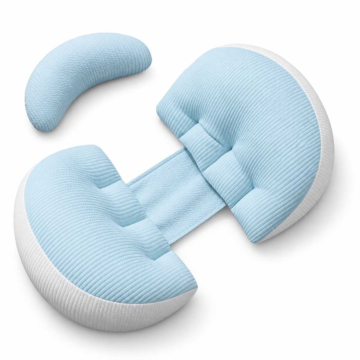 Pregnancy Pillow Belly and Back Support for Side Sleepers