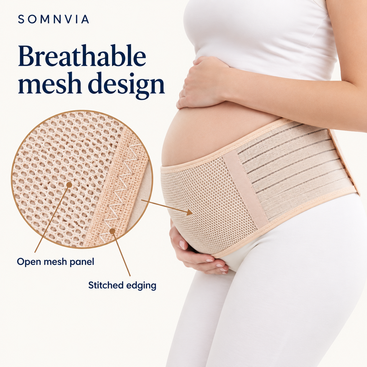 Pregnancy Support Belt Breathable Mesh