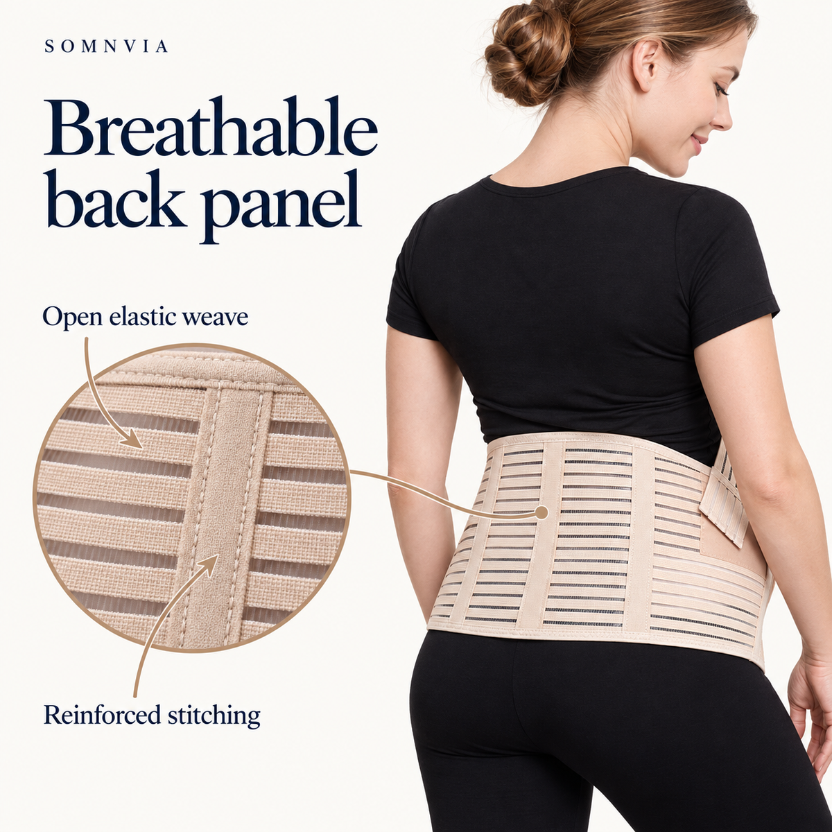 Pregnancy Belly Band Breathable Adjustable Support