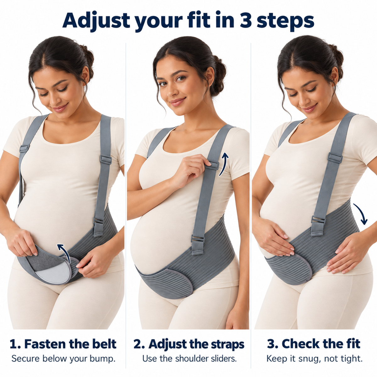Pregnancy Support Belt with Adjustable Shoulder Straps