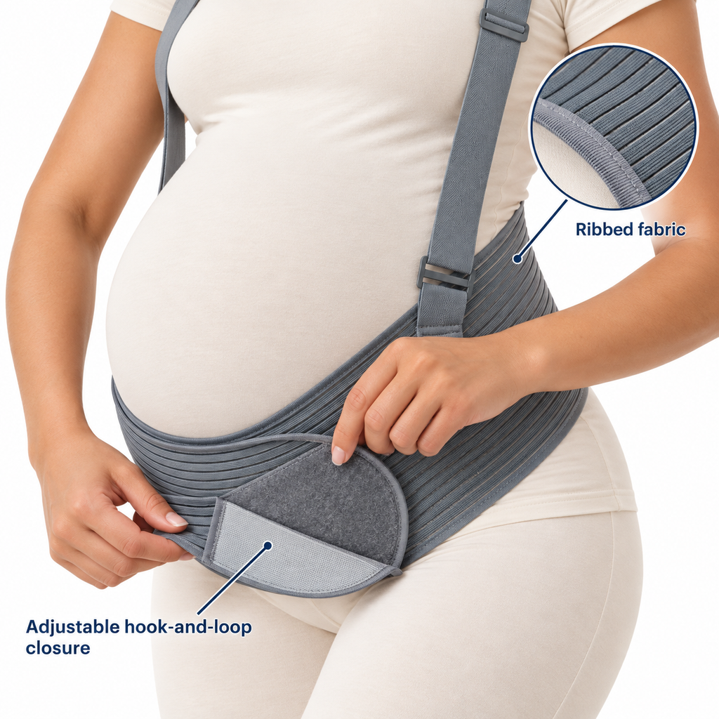 Pregnancy Support Belt with Adjustable Shoulder Straps