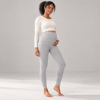 Maternity Leggings High Waisted Cotton