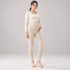 Maternity Leggings High Waisted Cotton