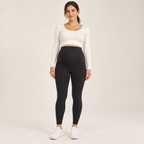 Maternity Leggings Thick Fleece Lined