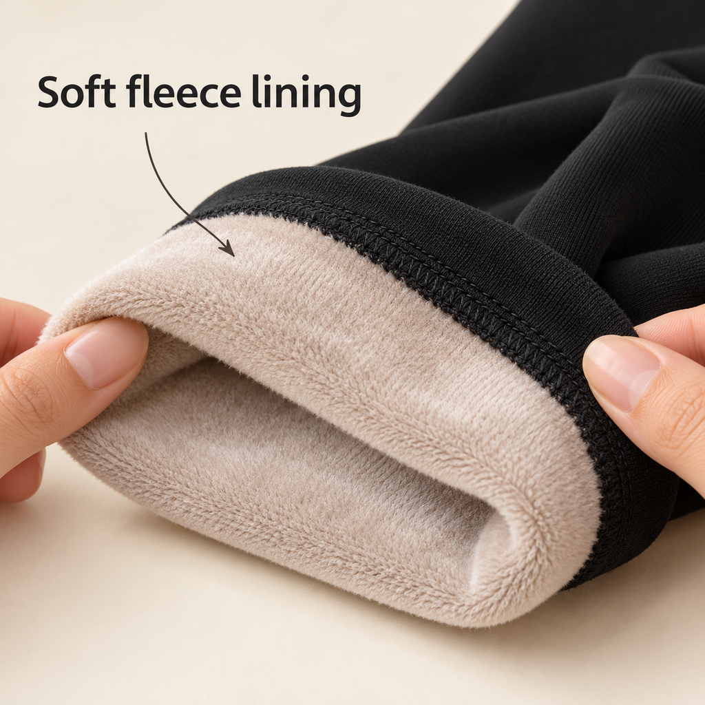 Maternity Leggings Thick Fleece Lined