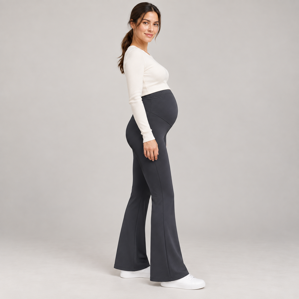 Maternity Pants Flared Leg for Pregnancy
