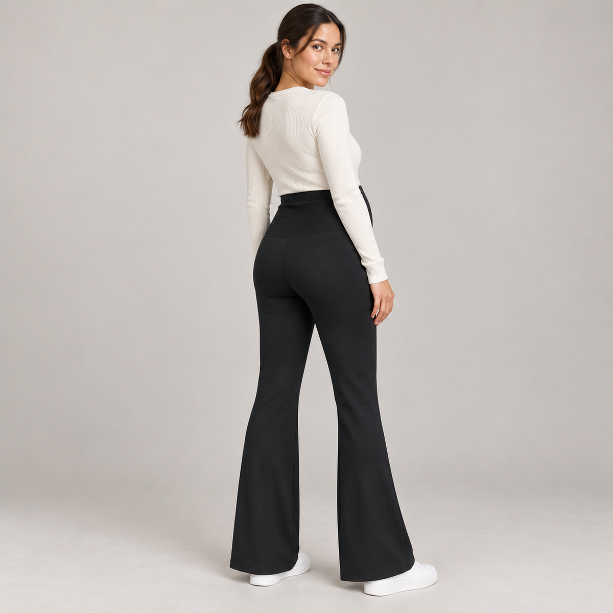 Maternity Pants Flared Leg for Pregnancy