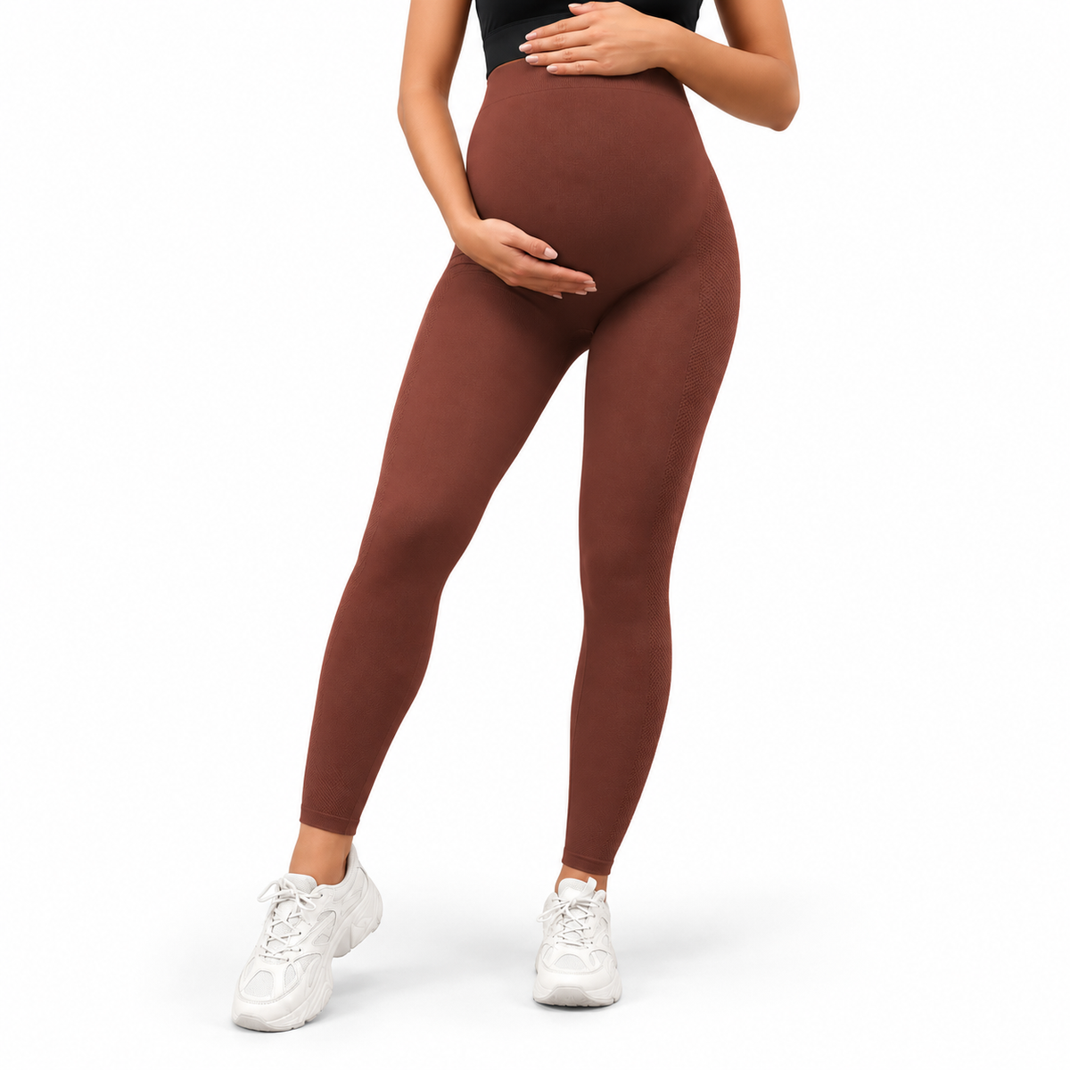Pregnancy Leggings High Waisted Belly Support