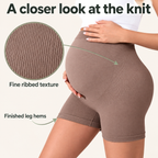 Maternity Shorts High Waisted Belly Support