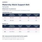 Pregnancy Belly Band Adjustable Waist Support